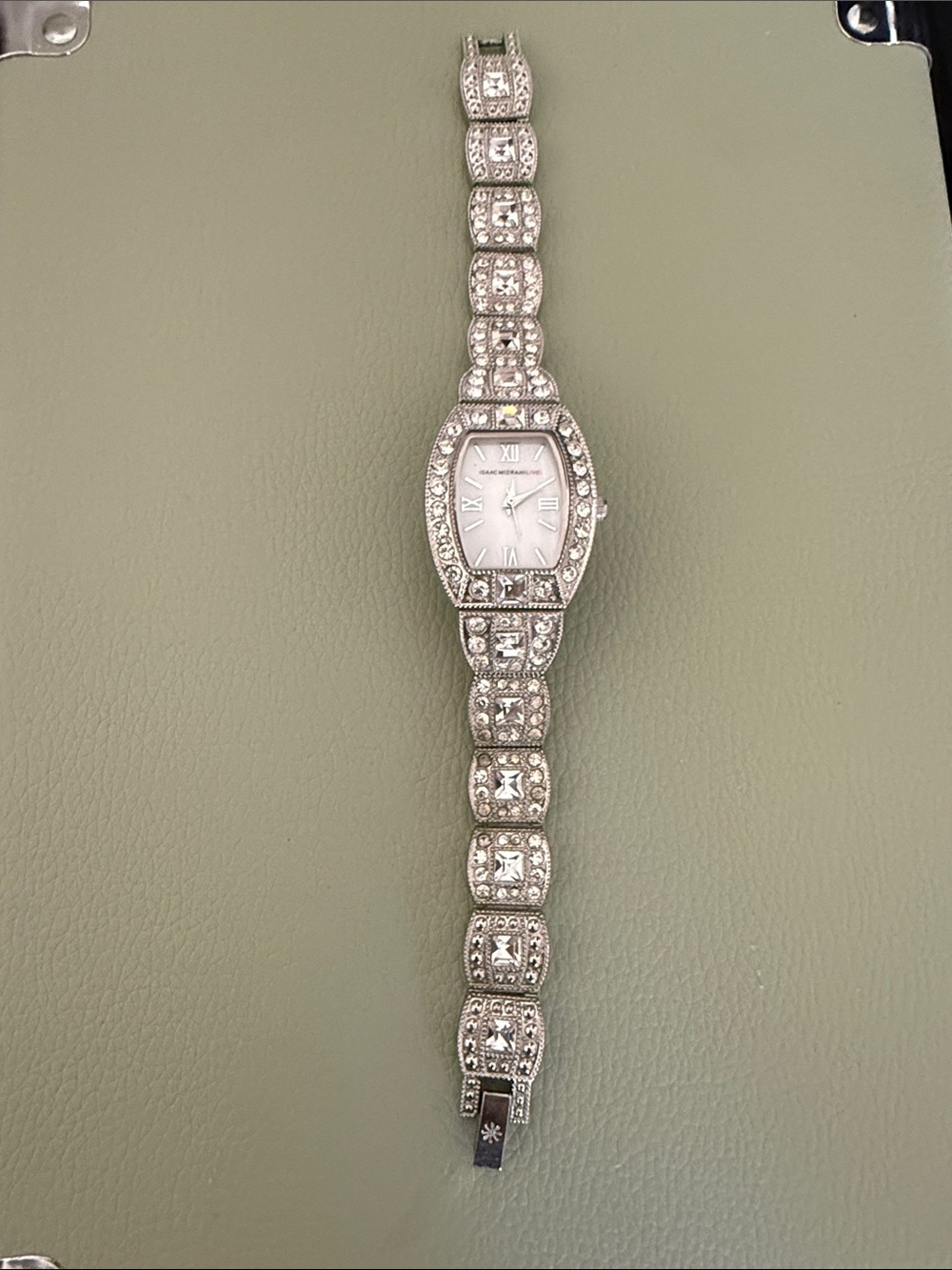 Silver Crystal Accent Women's Bracelet Watch